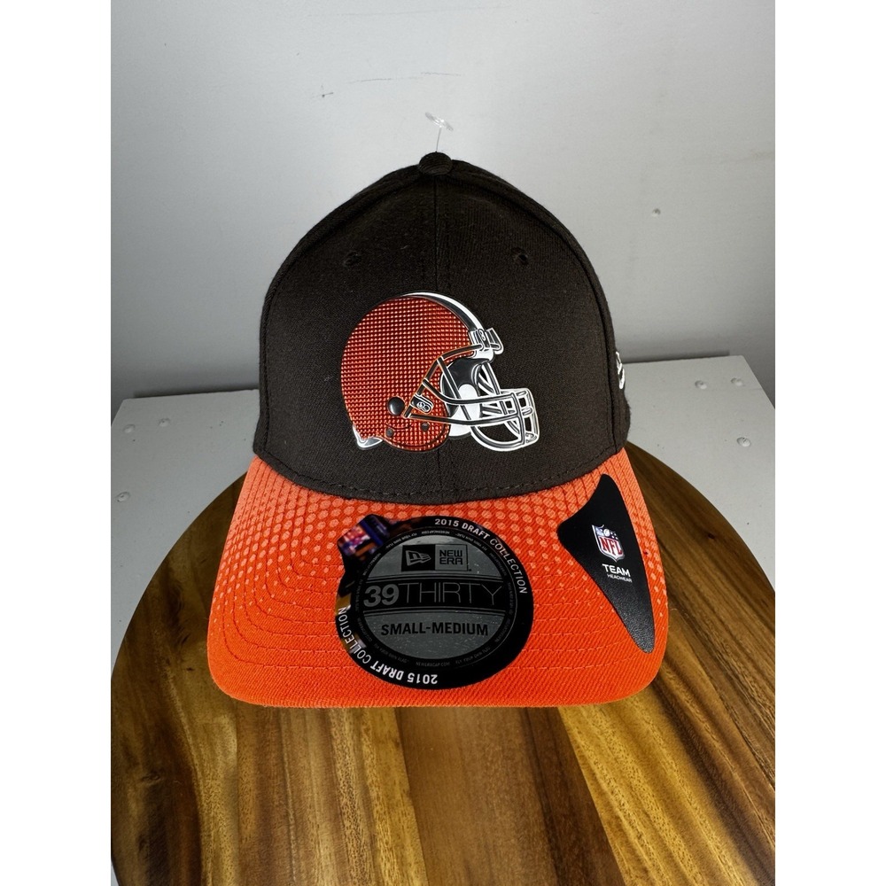 New! Cleveland Browns Small/Medium New Era 39thirty 2015 Draft Flex Fit Cap